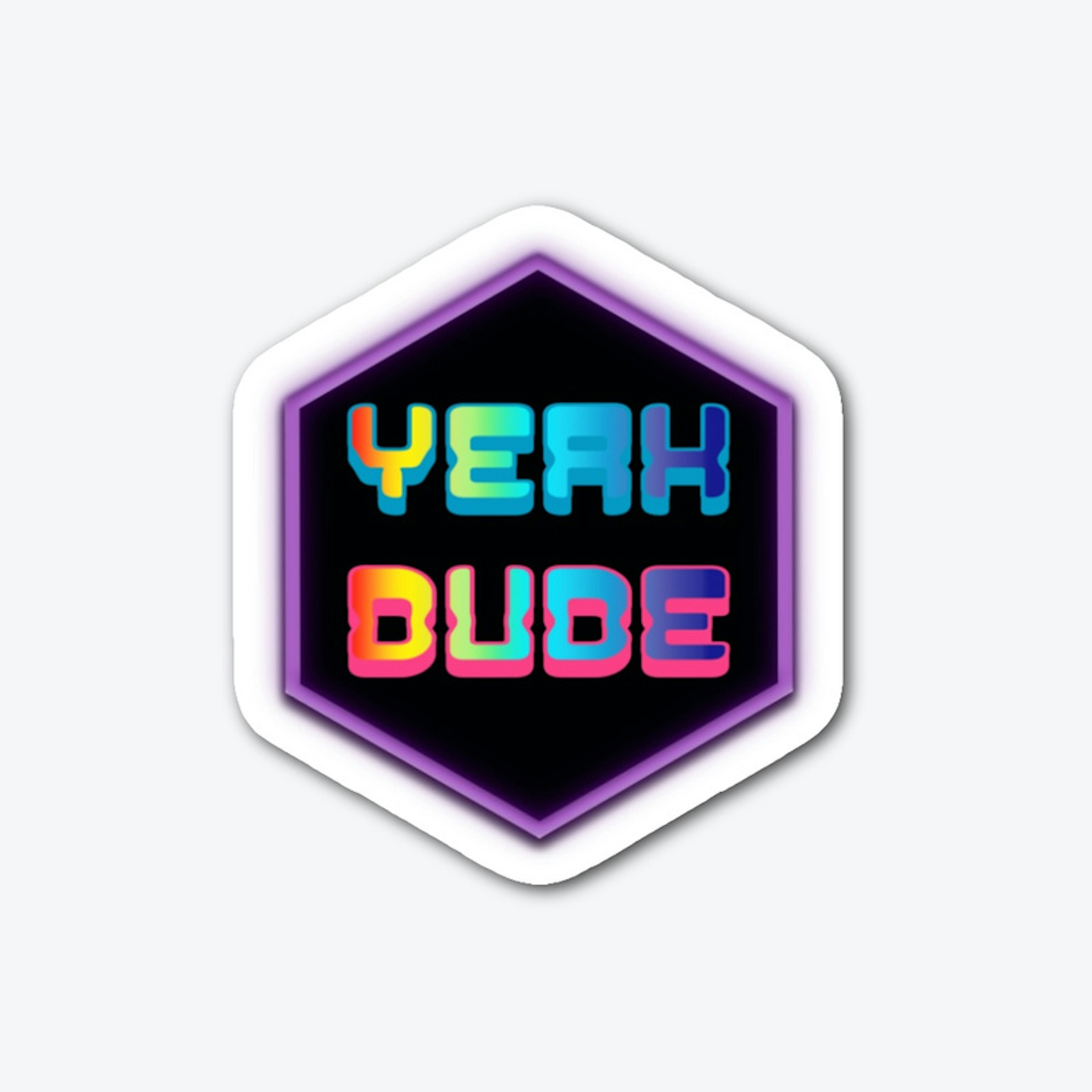 YeahDude Pride sticker